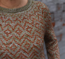 Load image into Gallery viewer, Ola&#39;s Tundra Sweater by (Rachel Illsley of Unwind Knitwear) Kit - preorder