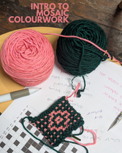 Load image into Gallery viewer, Mosaic Colourwork Workshop - 12th August (Wednesday 6-8pm)