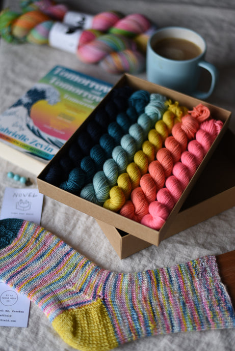 Yarn & Book - 'Ichigo' Sock Set - pre-order