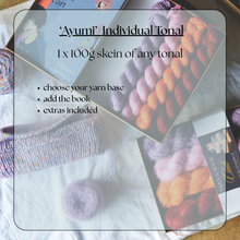 Load image into Gallery viewer, Yarn &amp; Book - &#39;Ayumi&#39; individual tonals  - pre-order