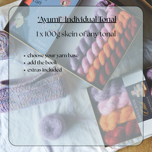 Yarn & Book - 'Ayumi' individual tonals  - pre-order
