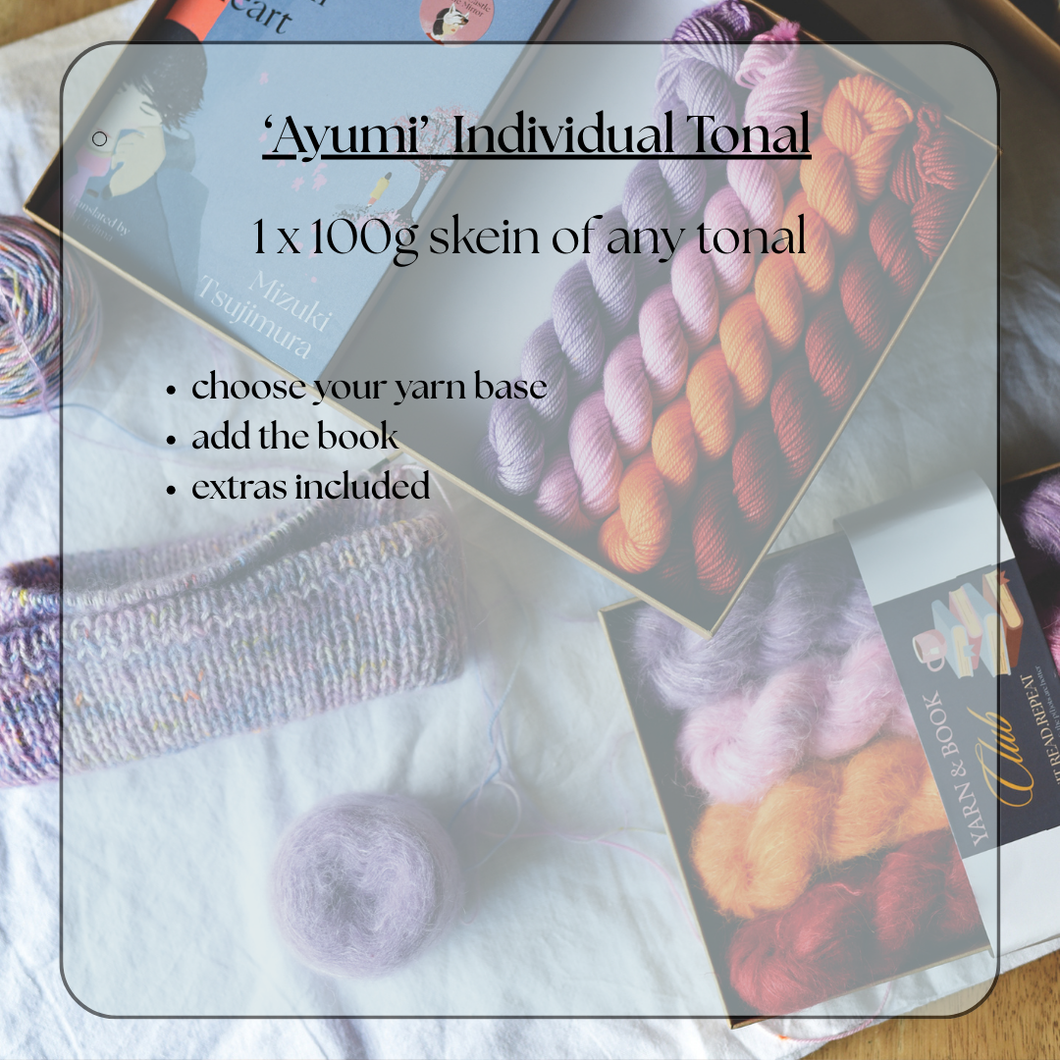 Yarn & Book - 'Ayumi' individual tonals  - pre-order