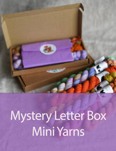 Load image into Gallery viewer, Mystery Mini Skeins Letter box - ready to ship
