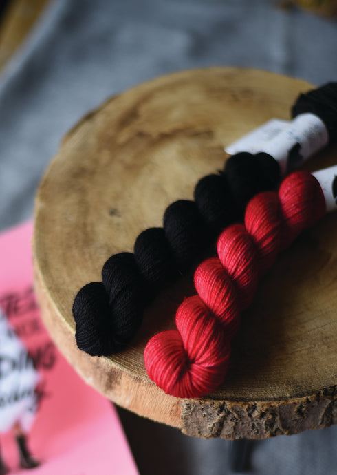 Yarn & Book 4 (Young Adult) - 'The Unexpected Consequence of bleeding on a Tuesday' individual tonals  - pre-order